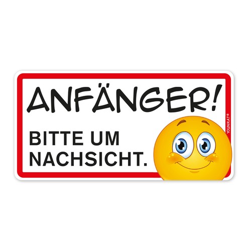 Auto magnetschild anfänger - auto-magnetschild,